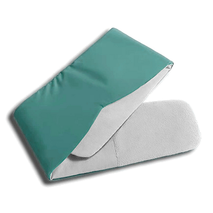 A teal rectangular pouch with a partially open flap reveals a white folded cloth inside—ideal for storing your Mintzzz Chill Mask | Cooling Sleep Mask.